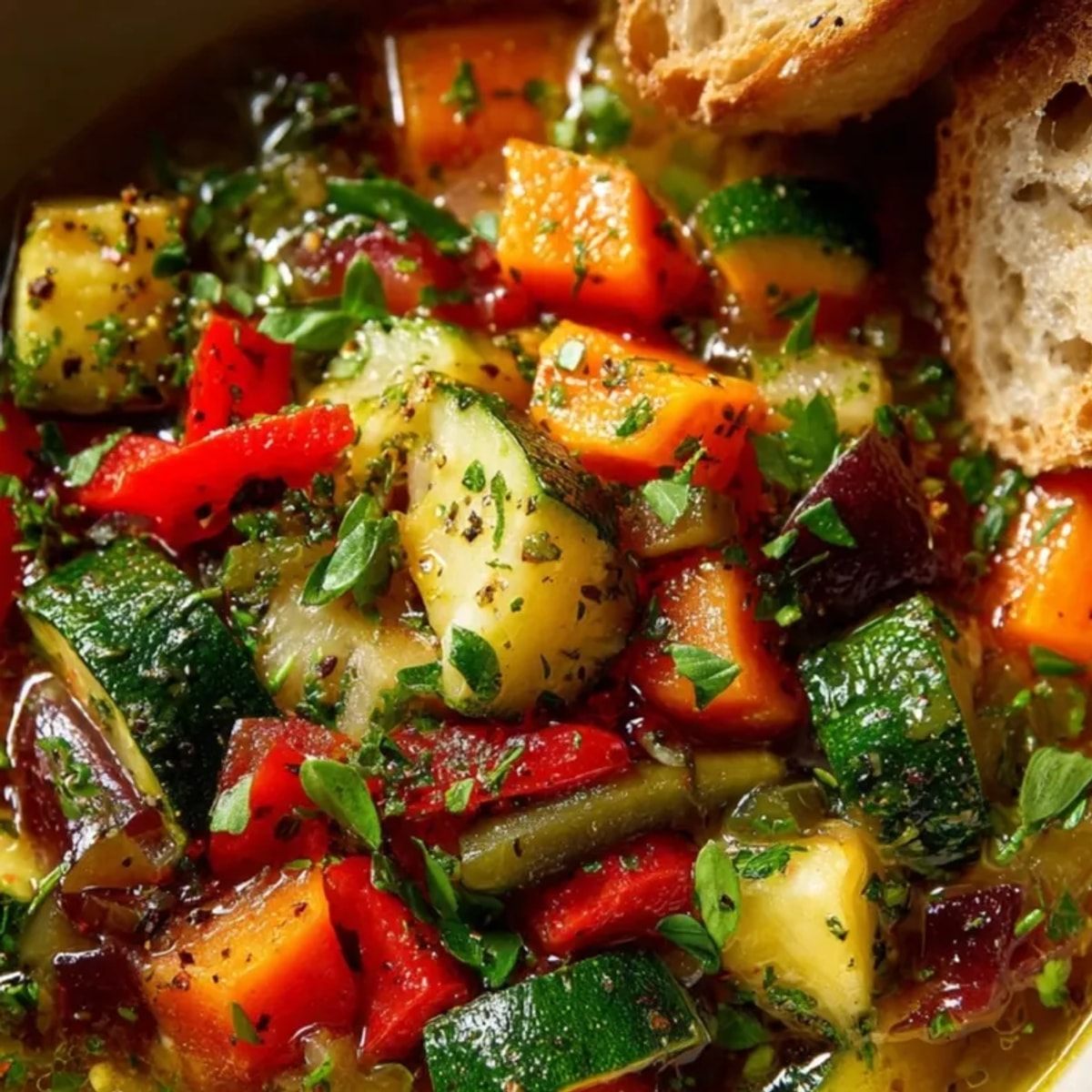 [Image de la soupe provençale aux légumes]