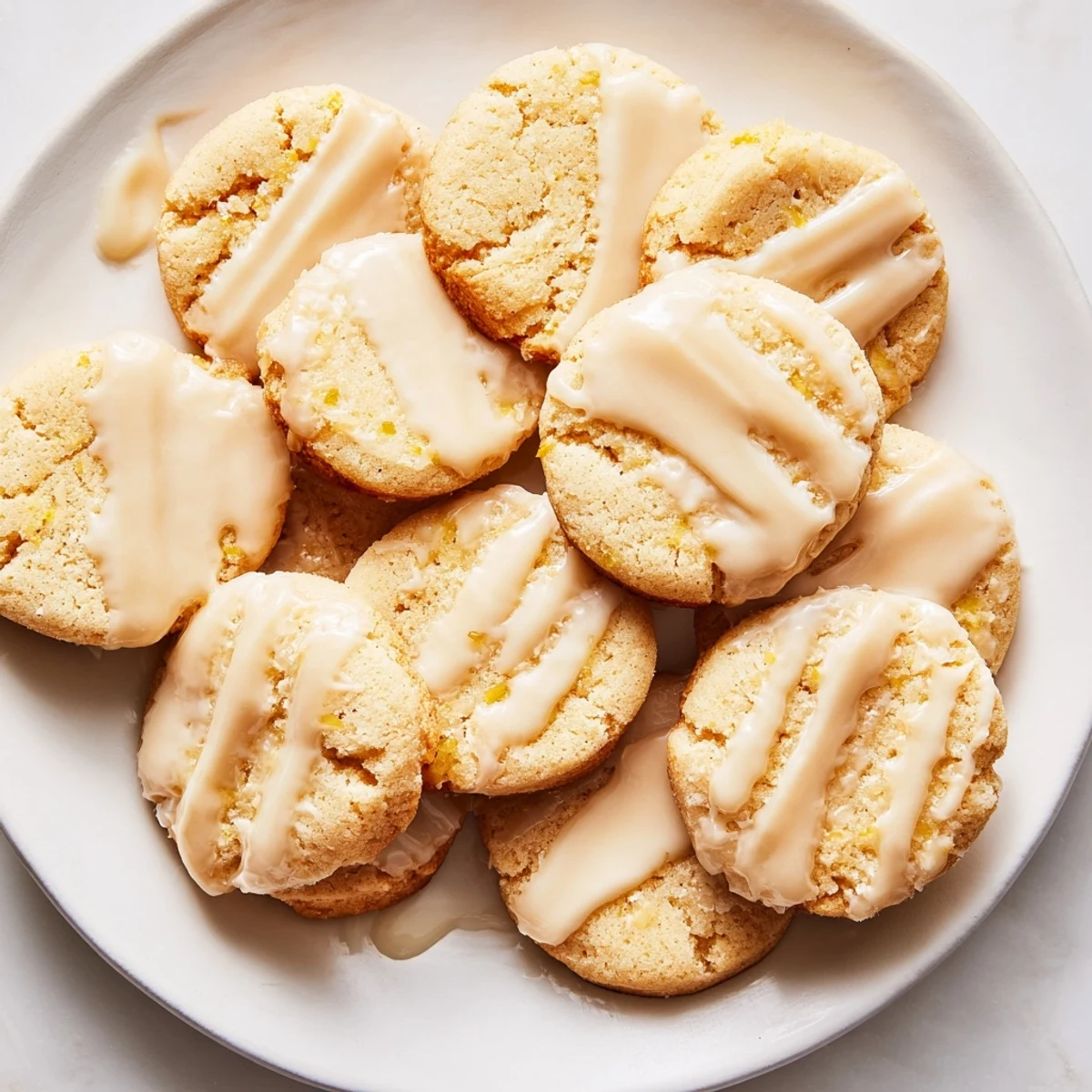 Whimsical Sablé Cookies enhanced by a luscious soda float glaze for festive occasions.