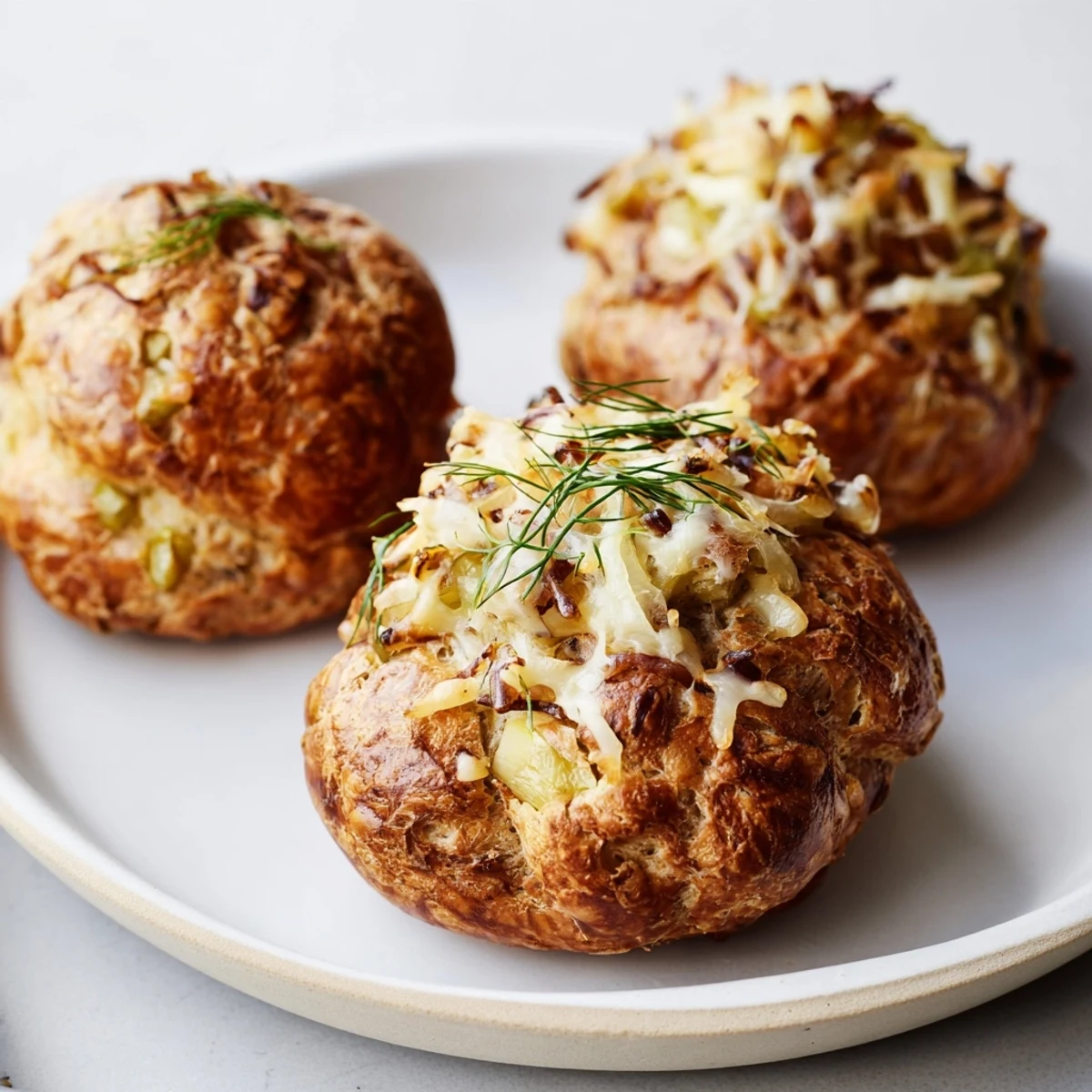 Pickle Party Gougères chives