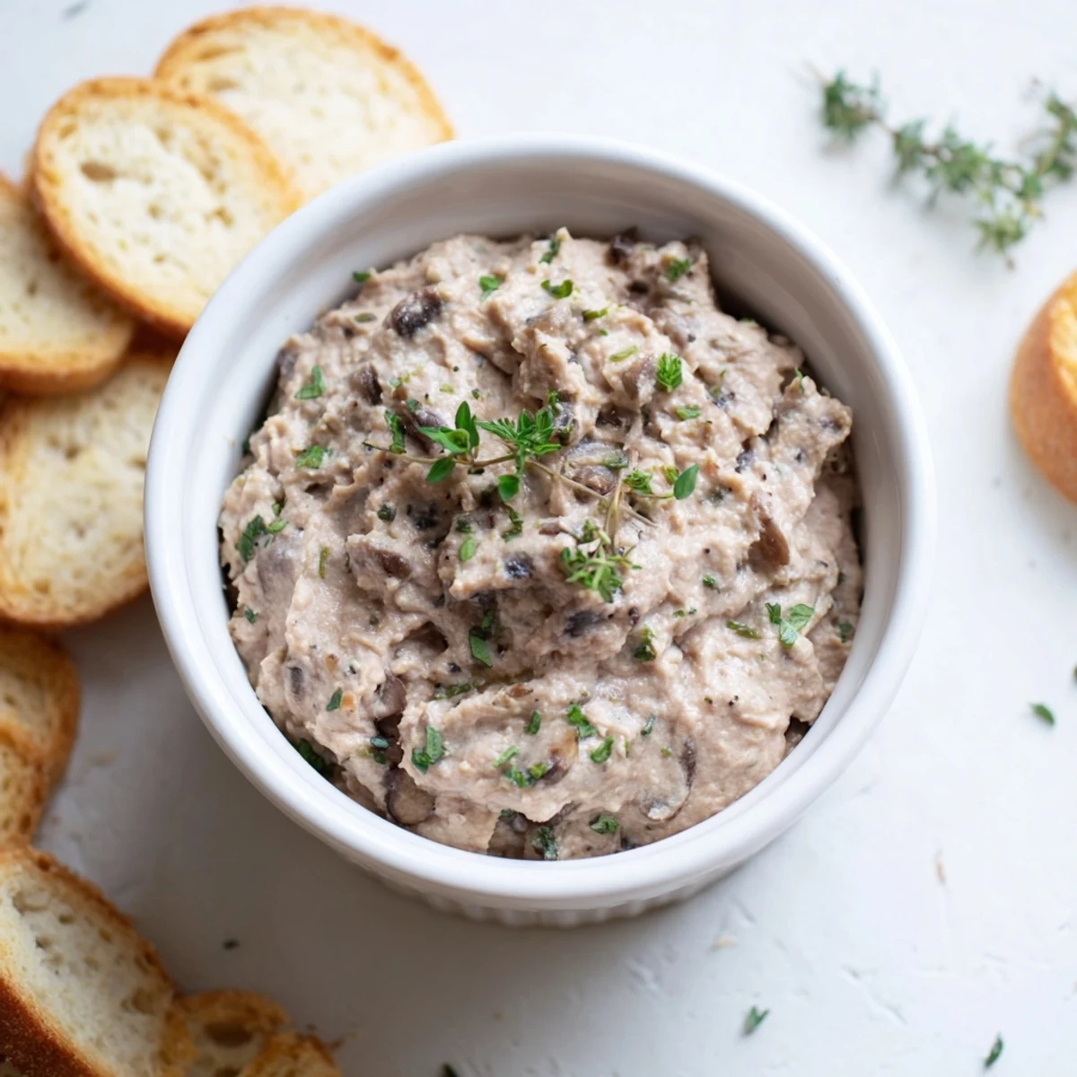 Mousse de champignons crémeuse