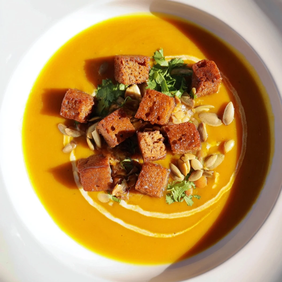 Soupe potiron coco épices