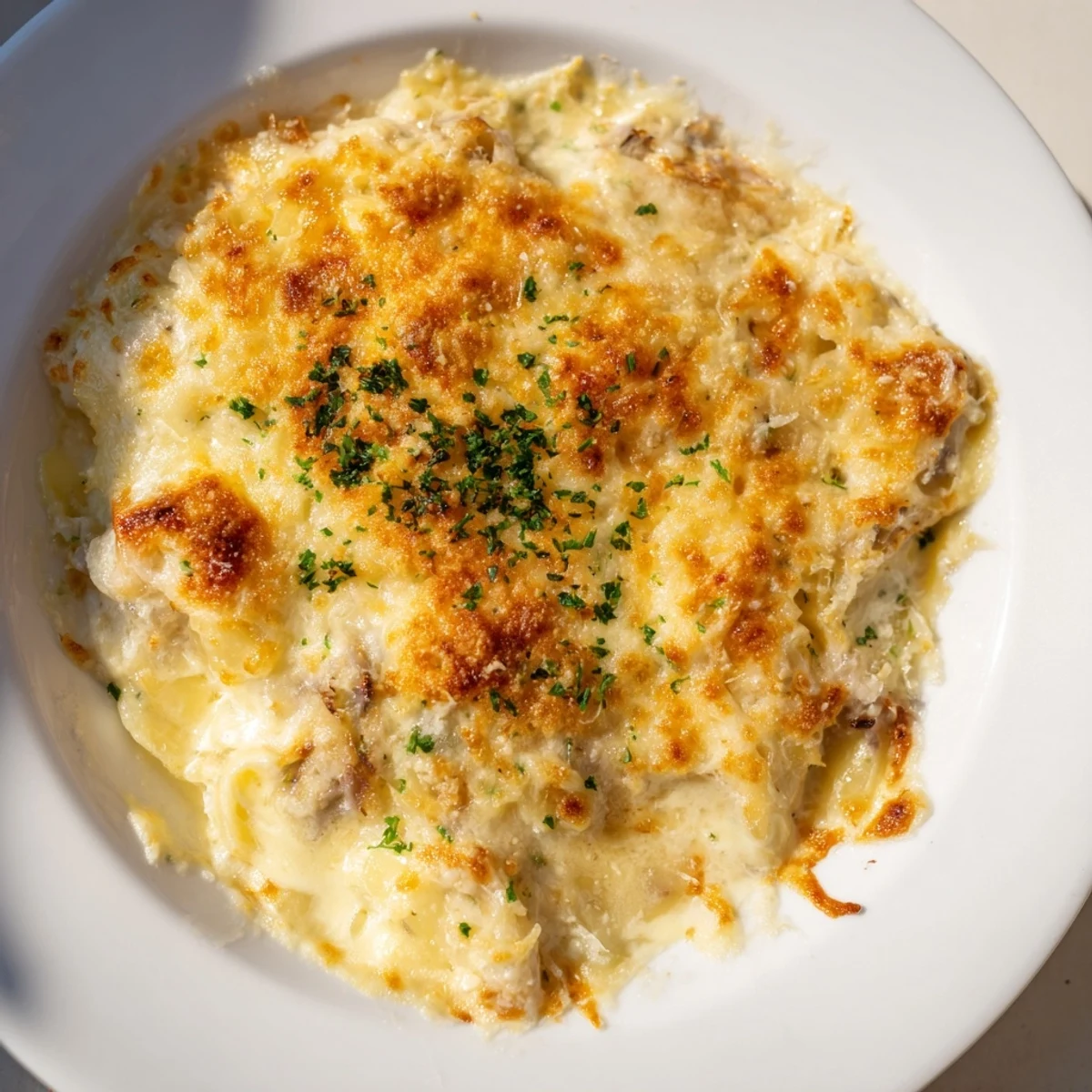 Canard confit et gratin emmental