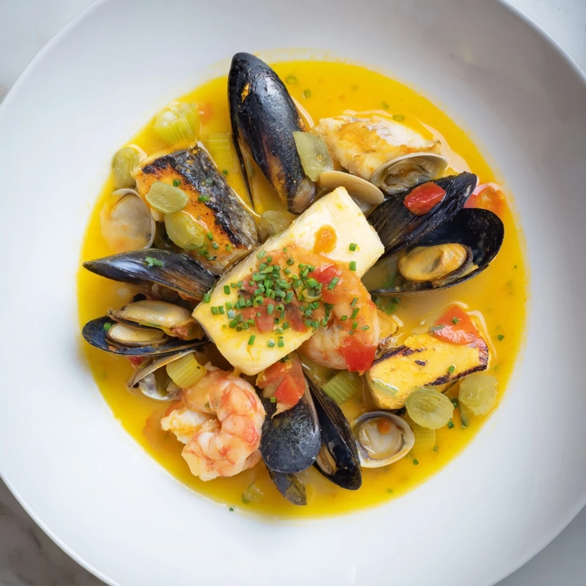 Bouillabaisse with Japanese Citrus