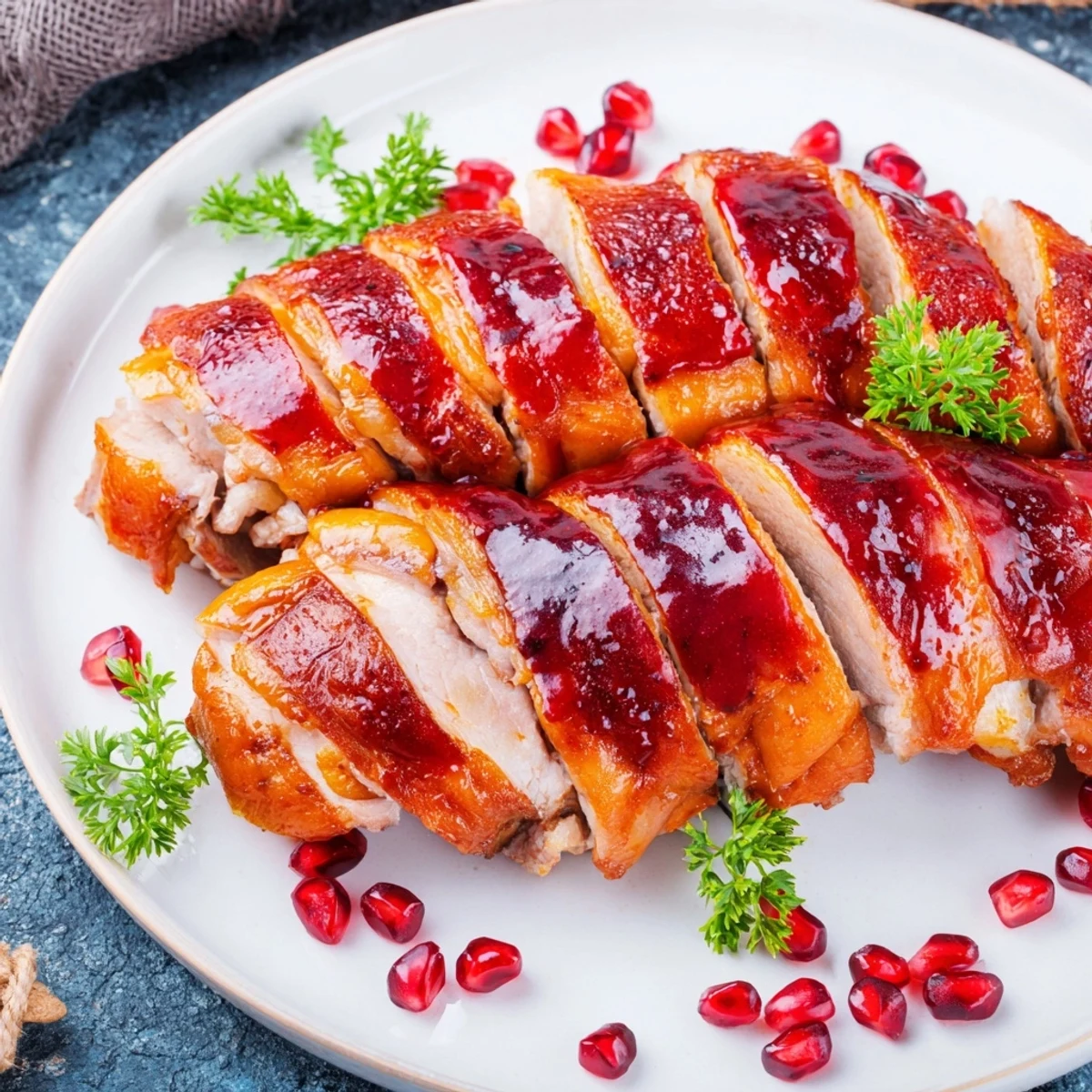 Magret canard glace grenade