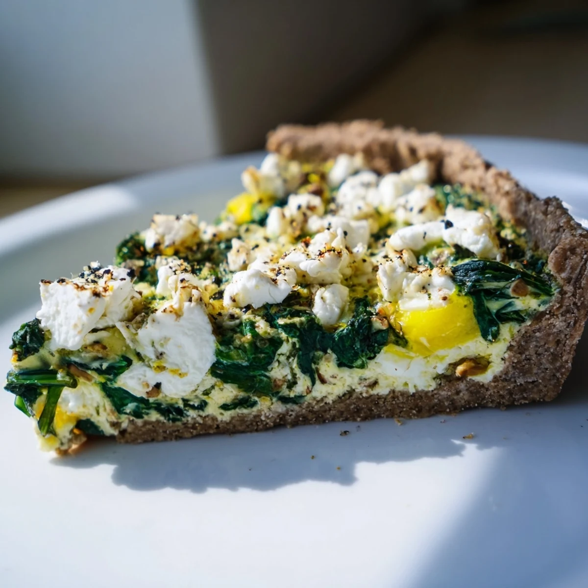 Quiche épinards fromage chèvre
