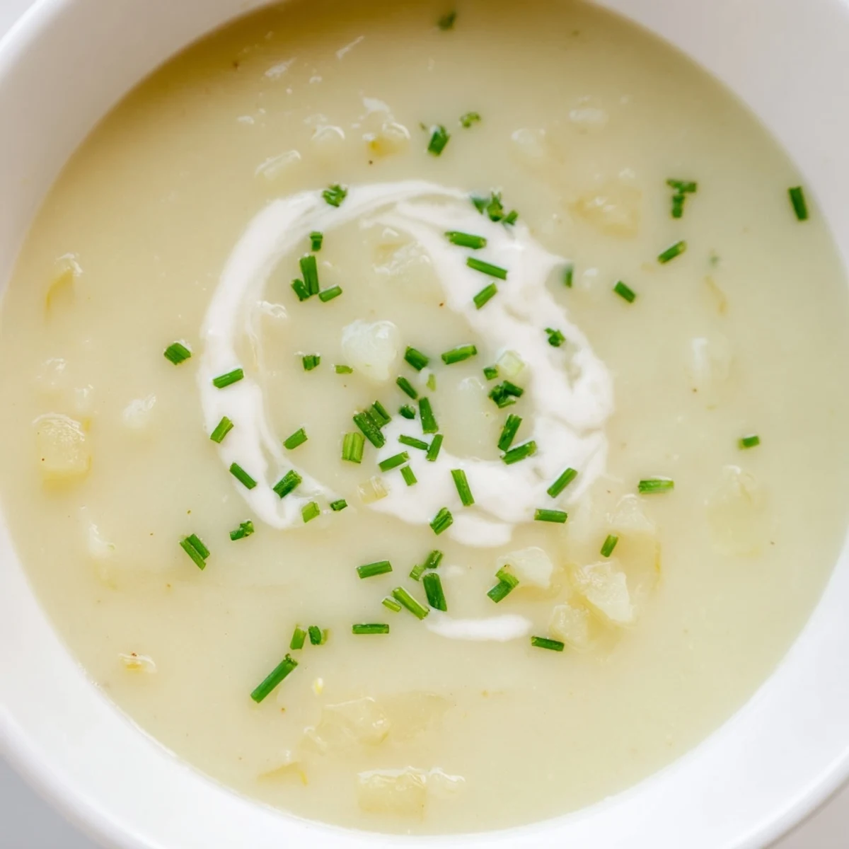 Crème poireaux et pommes terre