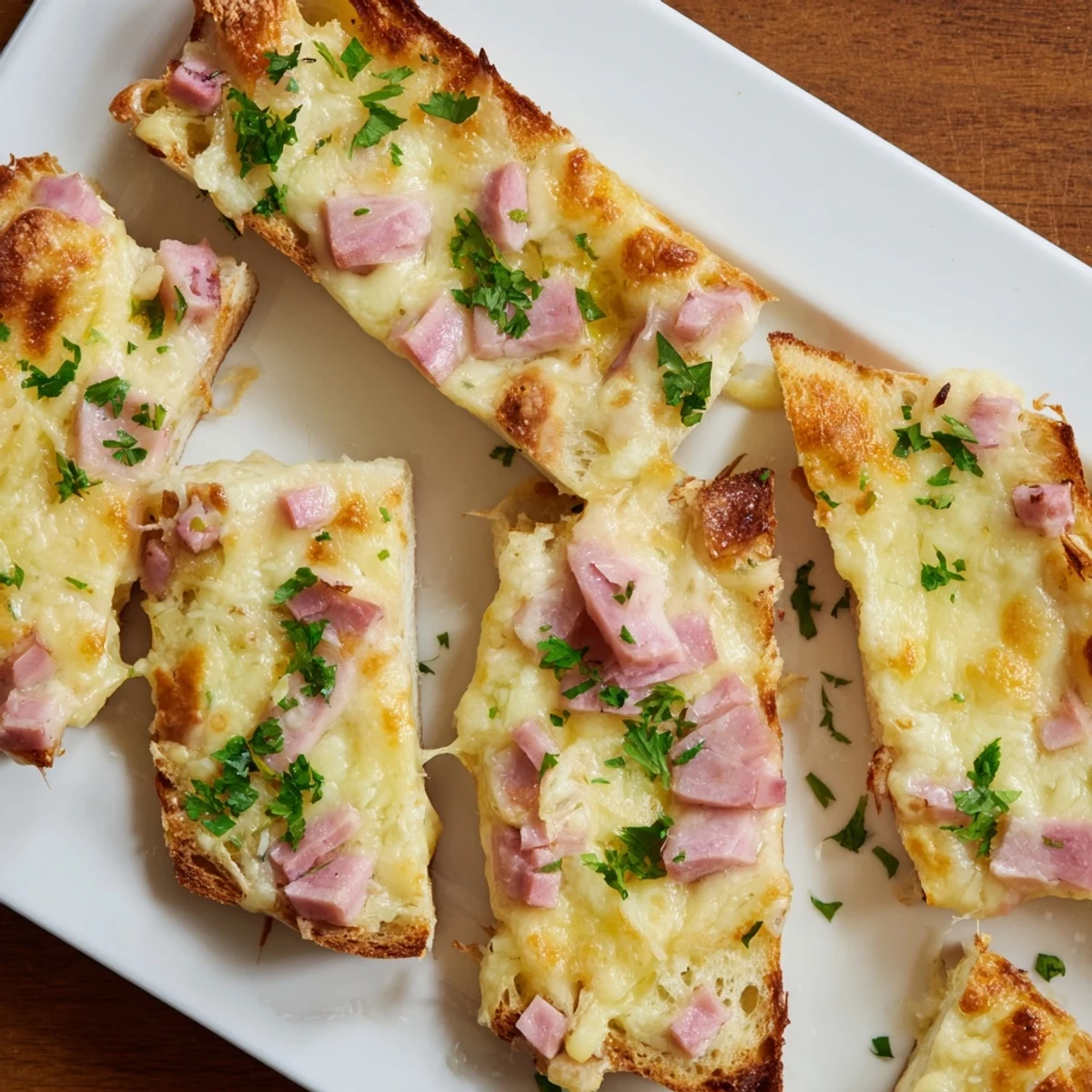 Leftover Baguette Croque Monsieur