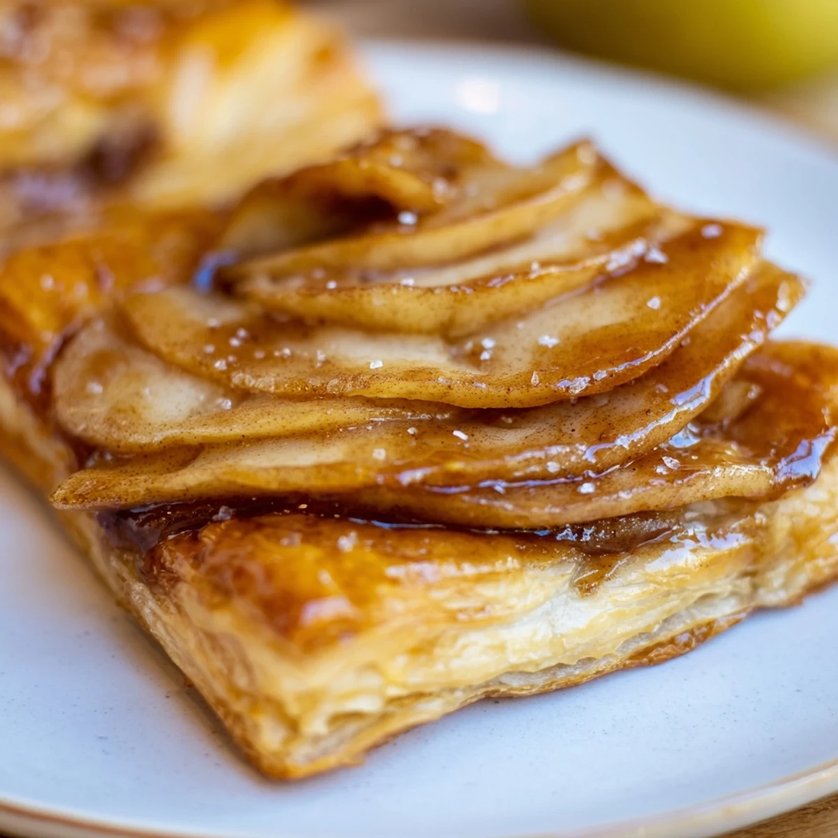 Golden, caramelized apples and cinnamon shine in this Quick Apple & Cinnamon Tarte Tatin, a fast, delicious dessert.