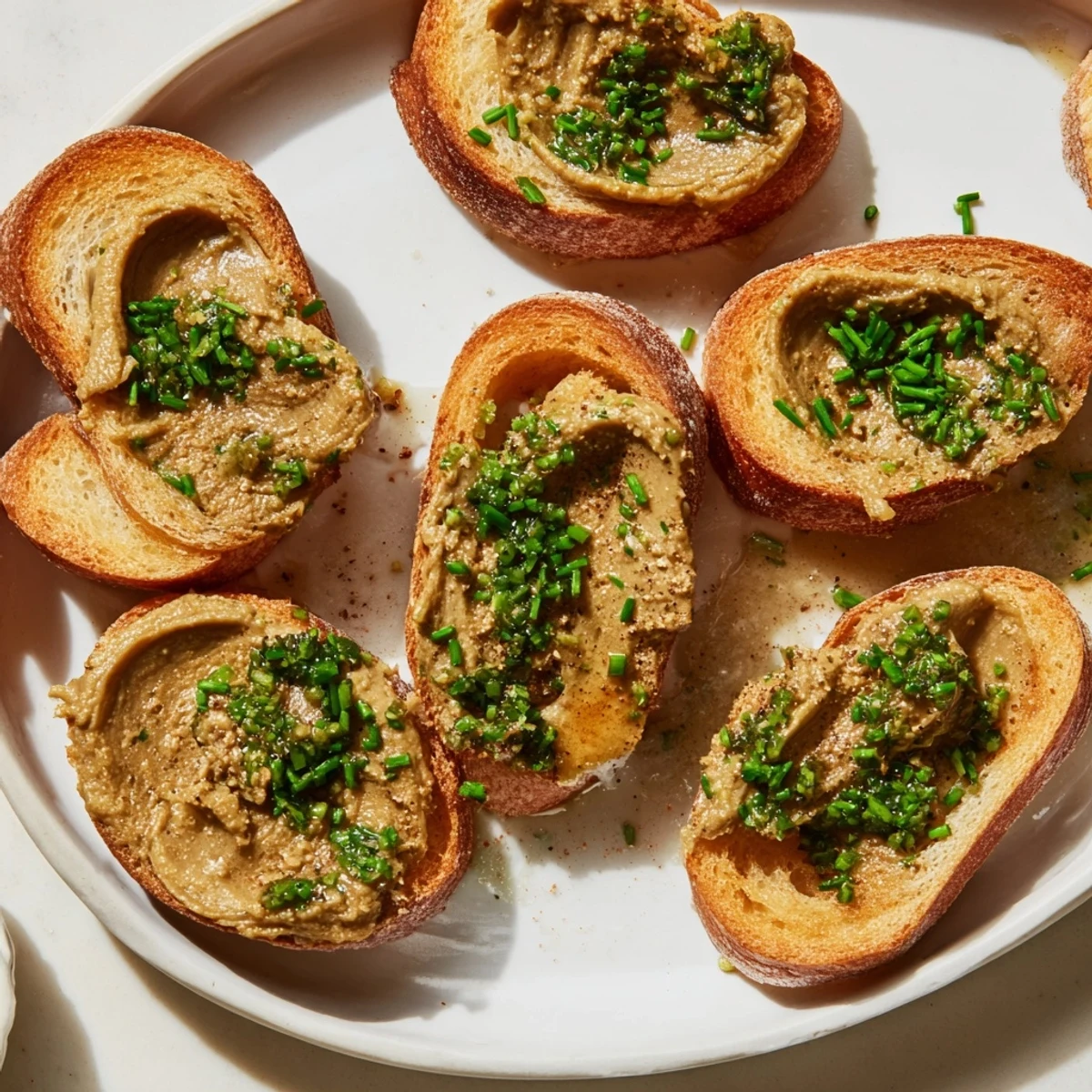 Escargot pâté baguette bouchées