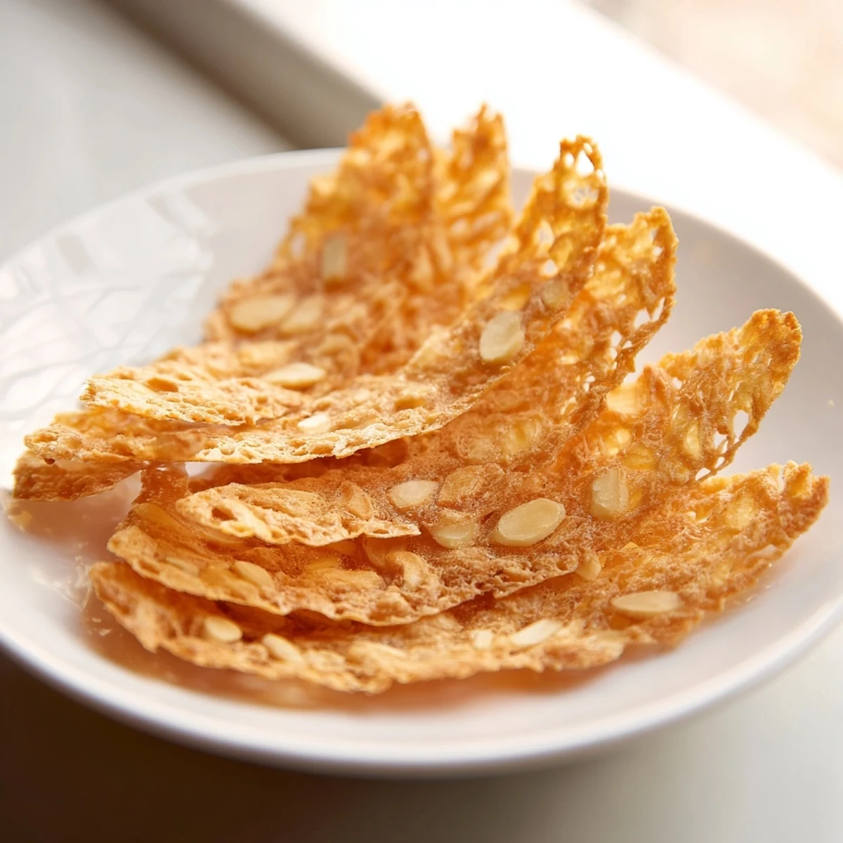 Tuiles légères amandes françaises