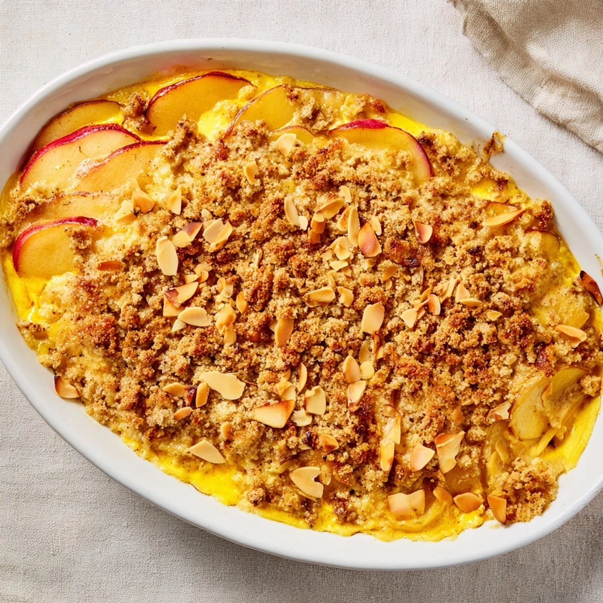 Chestnut et poire gratin