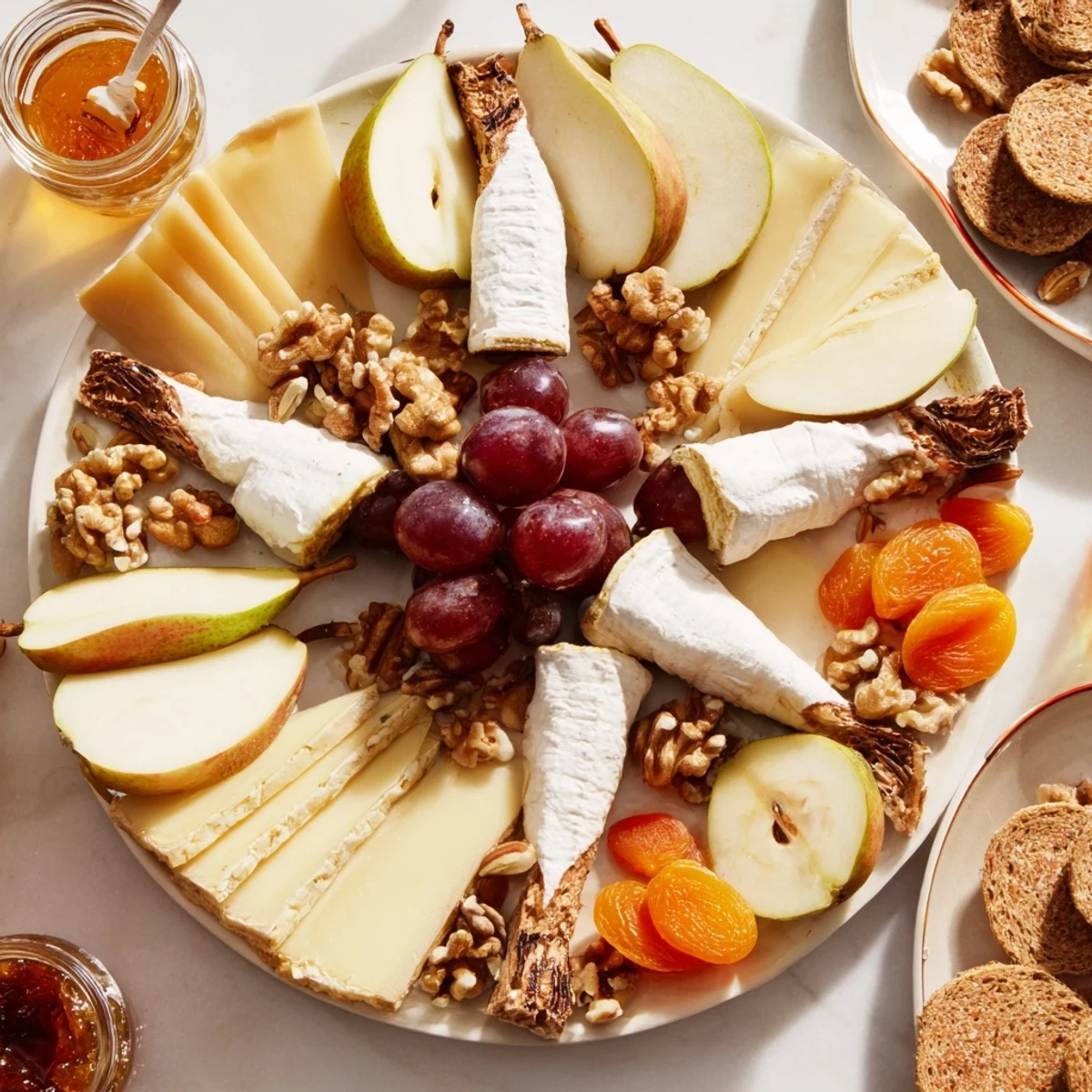 A visually stunning Cœur Passion cheese platter with a variety of French cheeses, inviting guests to enjoy.