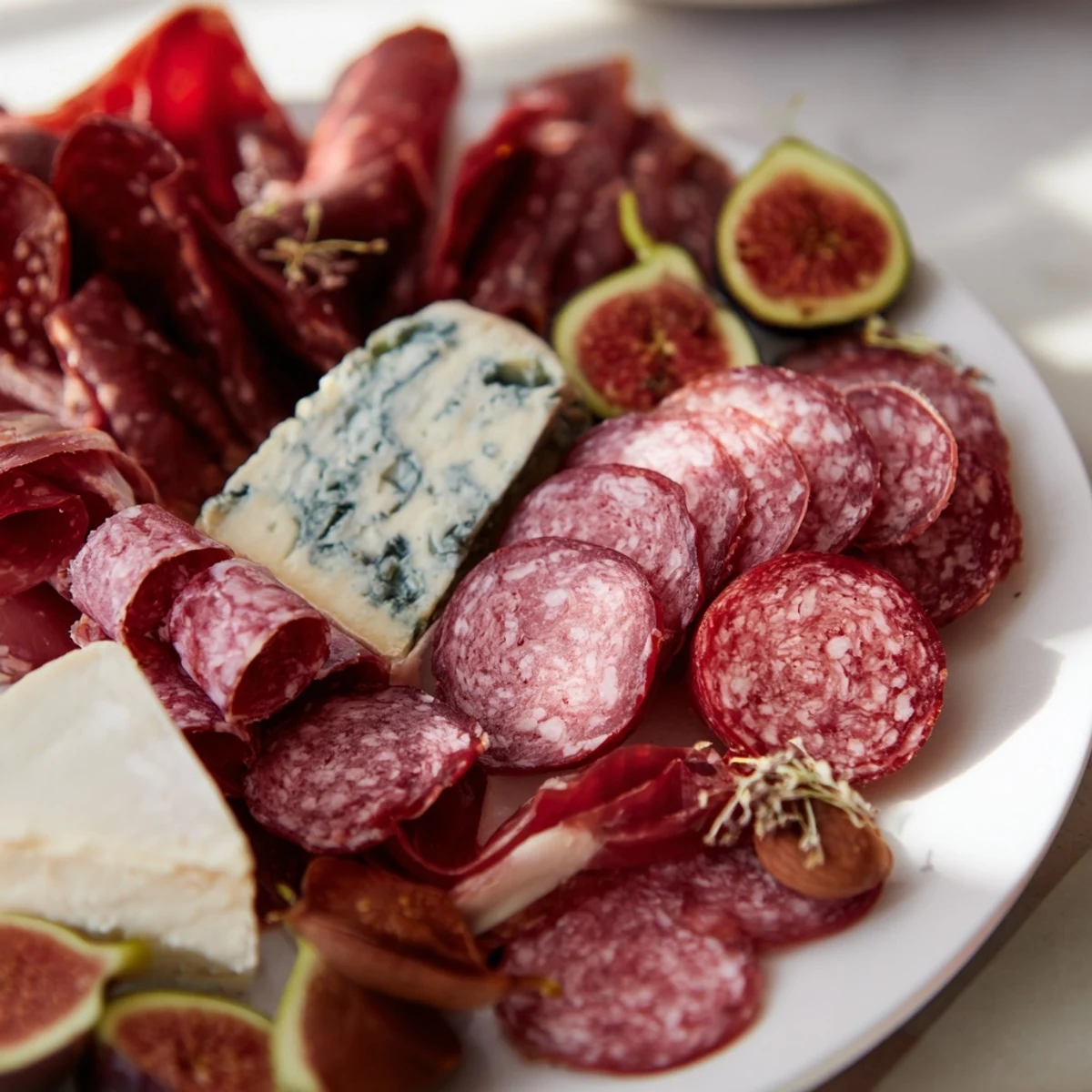 Majestic Venison Charcuterie Platter with cured meats and artisan cheese, ready to serve and enjoy.