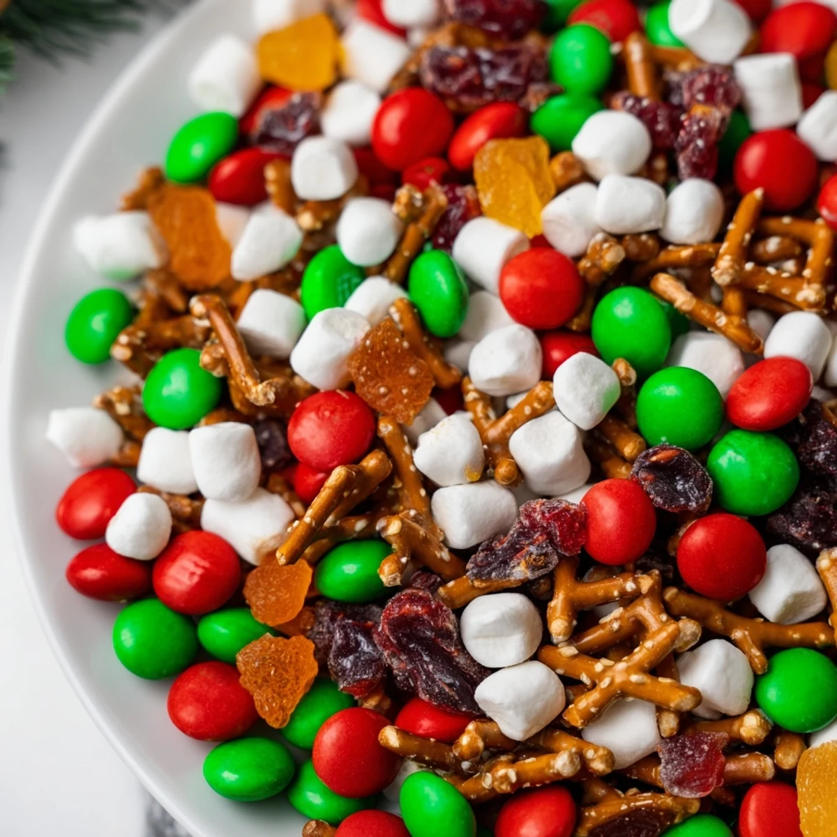 Delicious Elf Snack Trail Mix: A close-up view of a sweet and savory, party-ready mix.