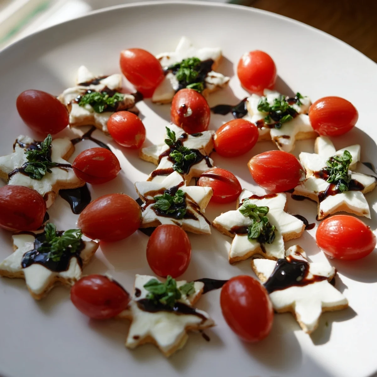 Star-Shaped Caprese Skewers