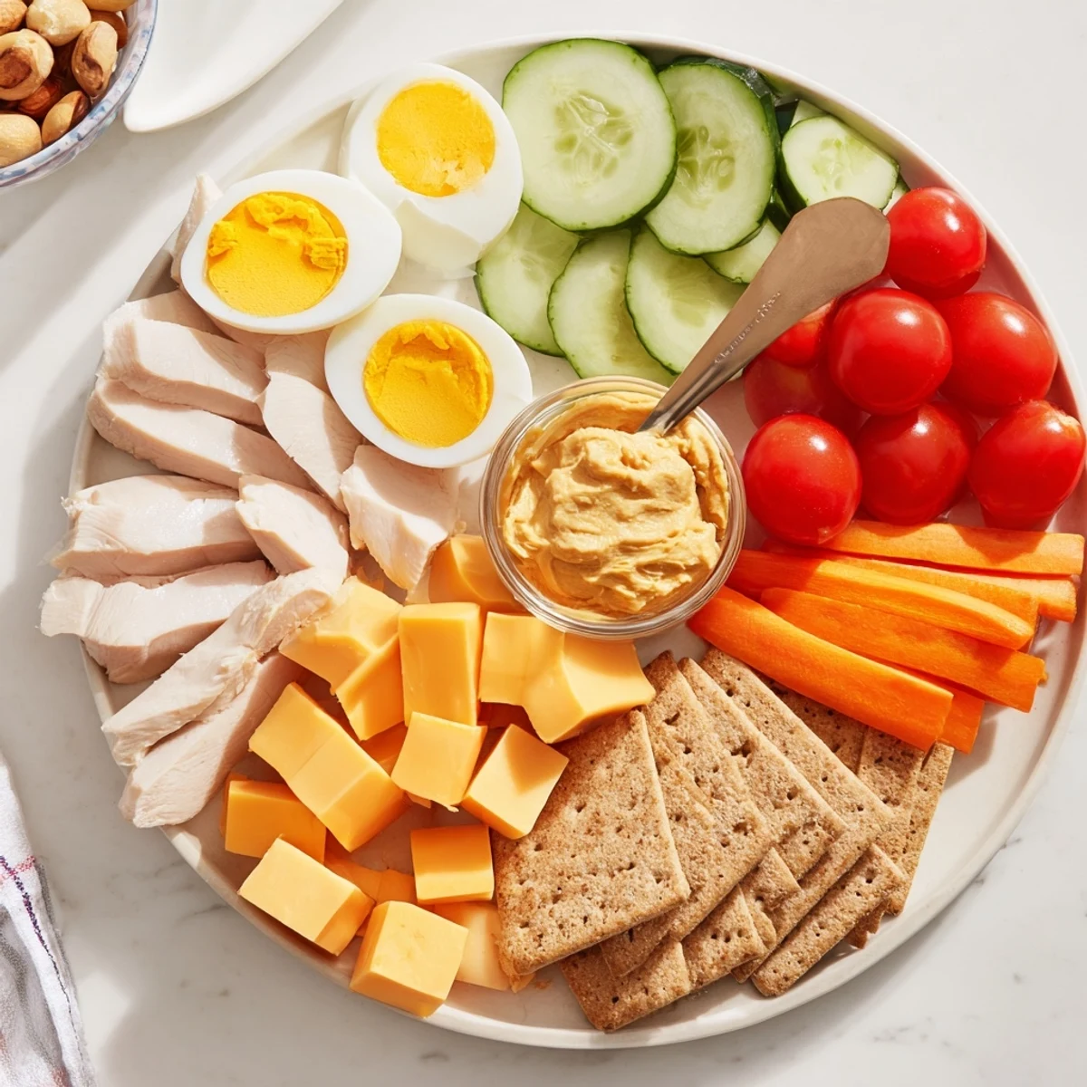 Boîtes snack protéinées variées