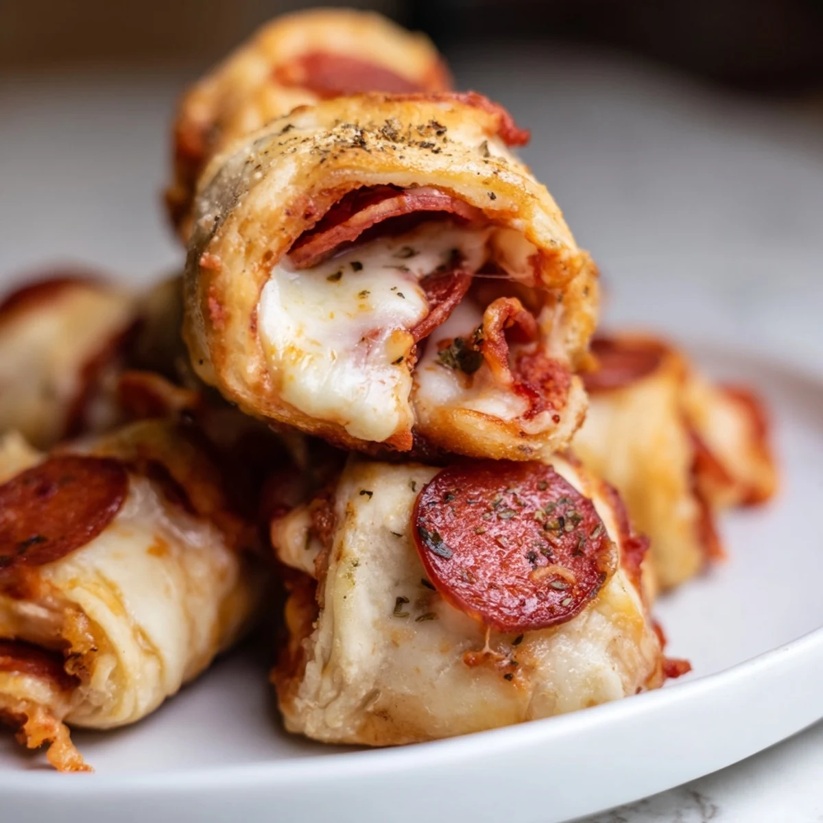 Air Fryer Pizza Rolls Snack
