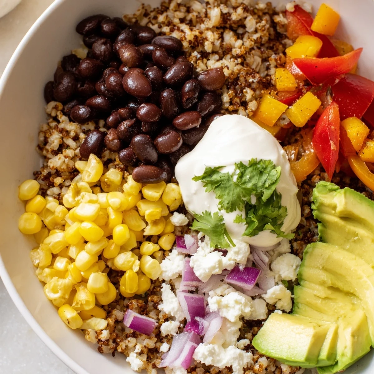 Burrito bowl riz noir
