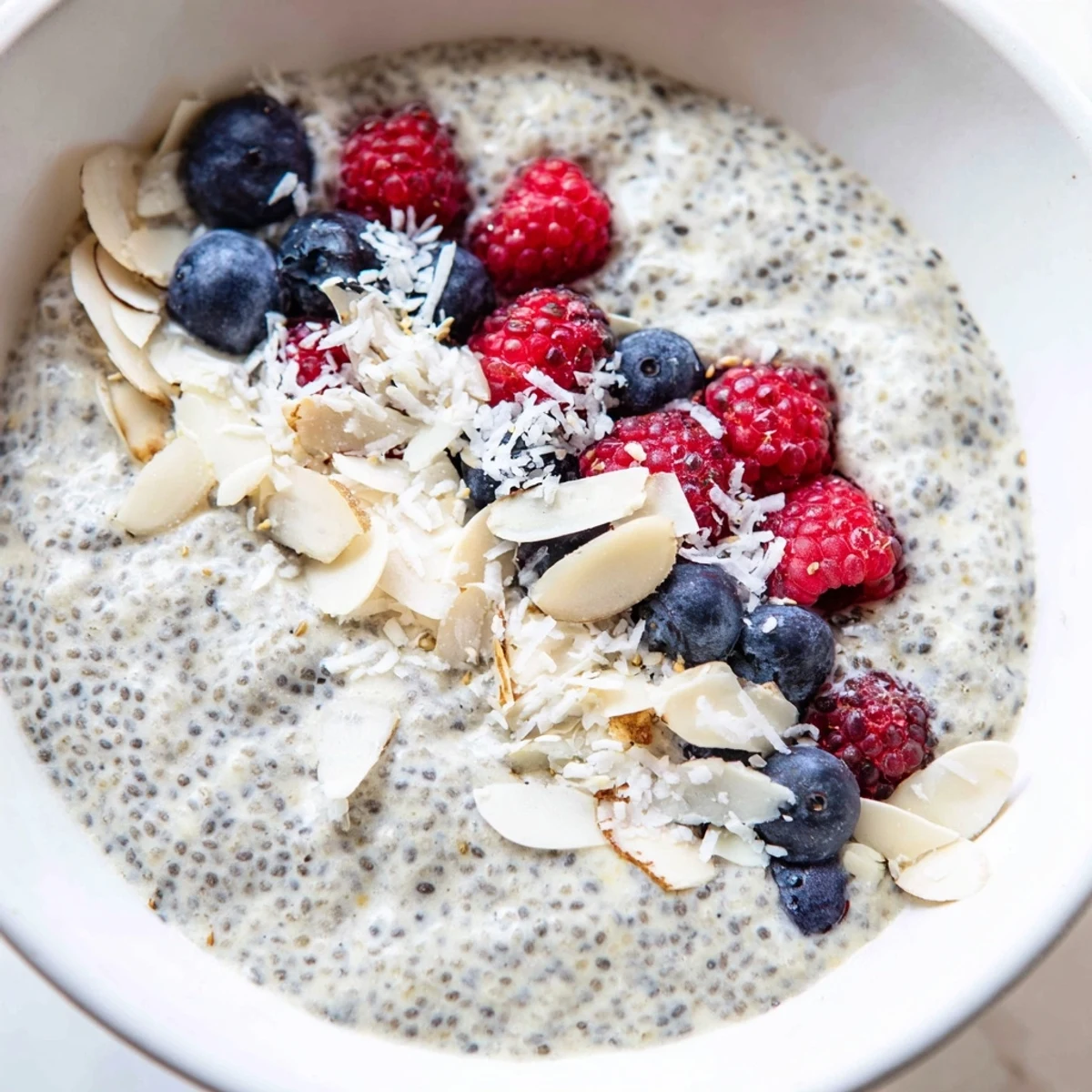 Chia graines pavot pudding