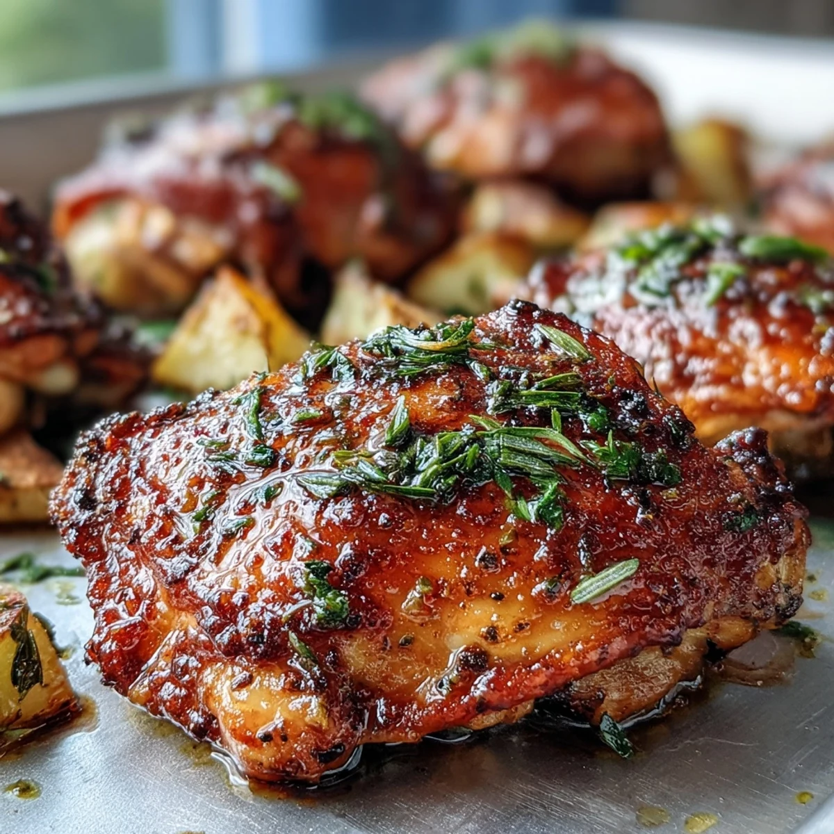 Poulet au ranch doré et croustillant, servi avec légumes rôtis sur plaque, parfait pour les soirs de semaine pressés.