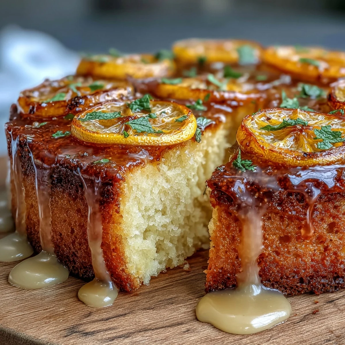 Gâteau huile olive orange