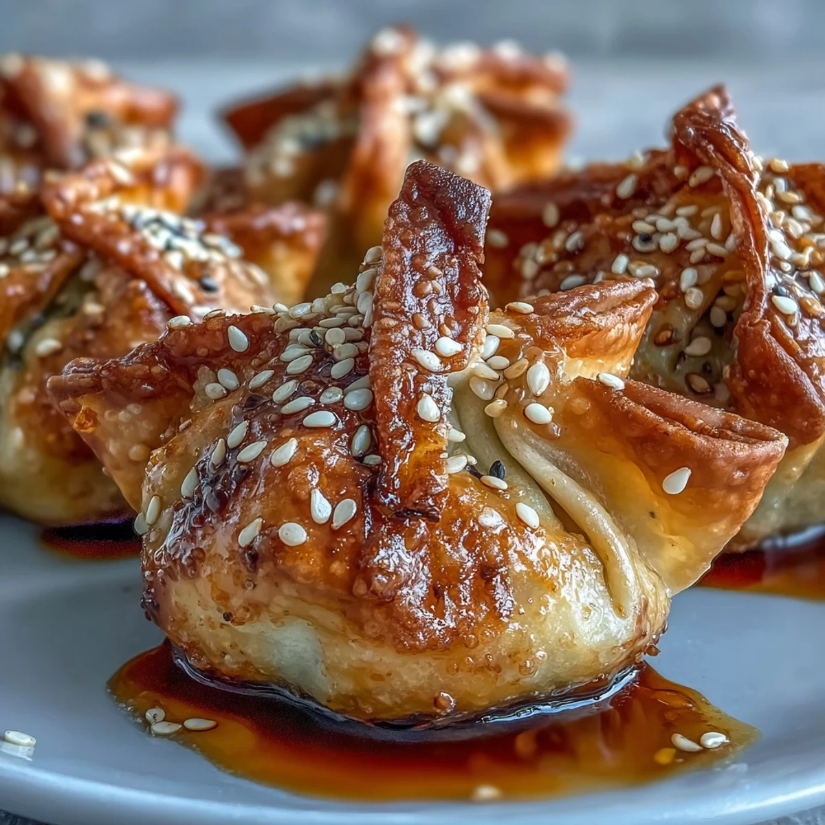 Poulet dumplings sauce sésame