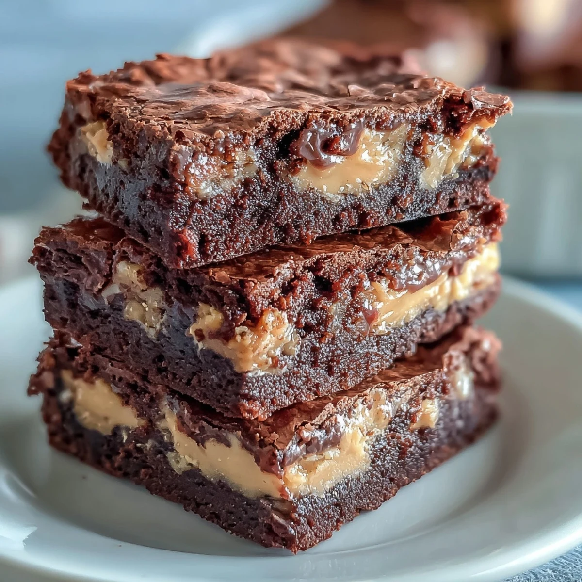 Sourdough discard brownies peanut