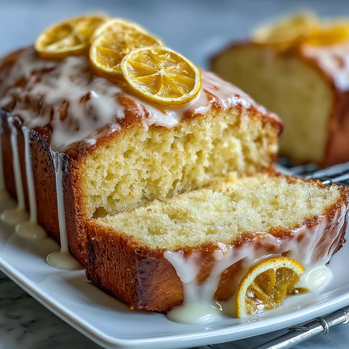Gâteau au citron avec glaçage au citron : un dessert moelleux et acidulé, idéal pour les réunions printanières.
