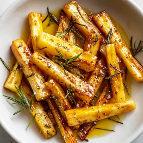 Une assiette contenant des légumes grillés et des herbes.