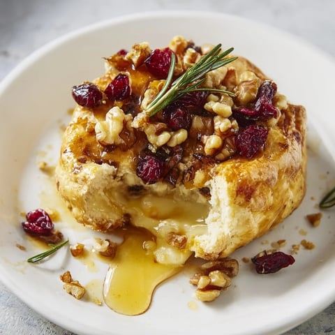 Biscuits de Noël au Brie et Camembert, délicieusement garnis de canneberges et noix.
