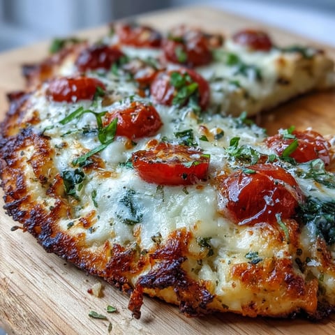 Naan à l'ail croustillant et parmesan, garni de mozzarella fondante et de légumes frais, sortant du four doré et parfumé.