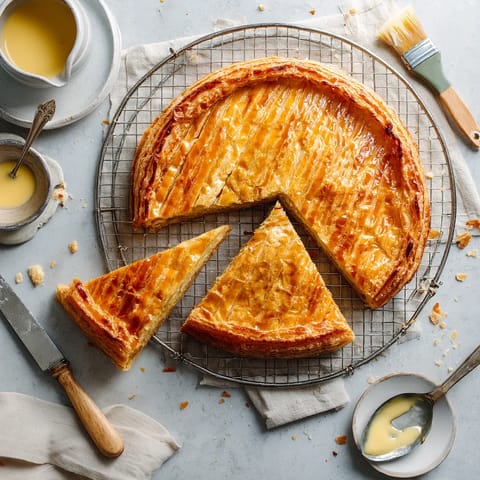 Une tarte au citron est servie sur un plateau avec une fourchette et une cuillère.