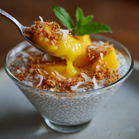 Une assiette contenant du dessert avec des coconuts et des fruits.