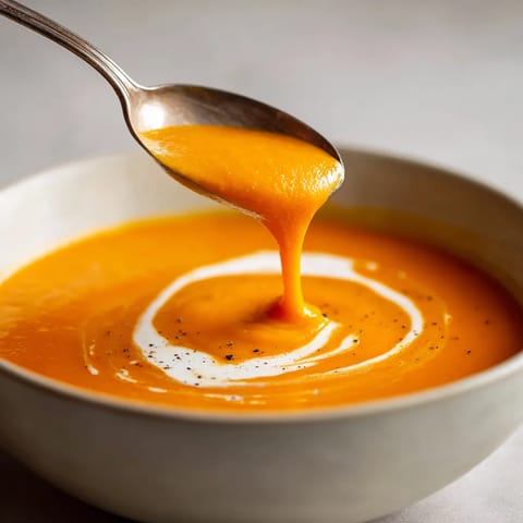 Une cuillère de sauce tomate est dans un bol.