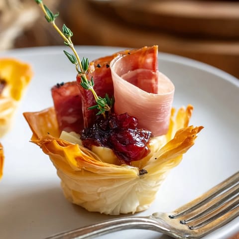 Coupes de Brie au pickle, croustillantes et savoureuses, parfaites pour les fêtes.  