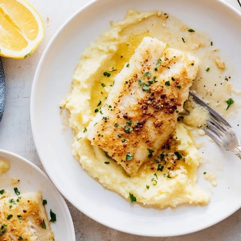 Sole Meunière Beurre Noisette Purée