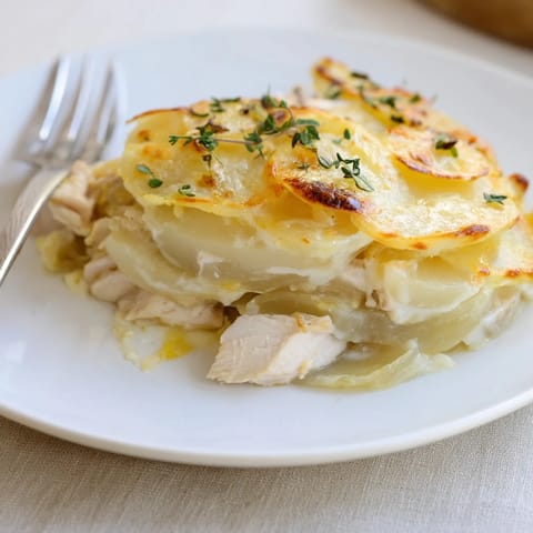 Chicken Potato Gratin Dauphinois