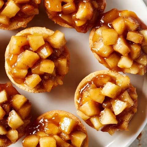 Caramel pomme tarte tatin muffins #648