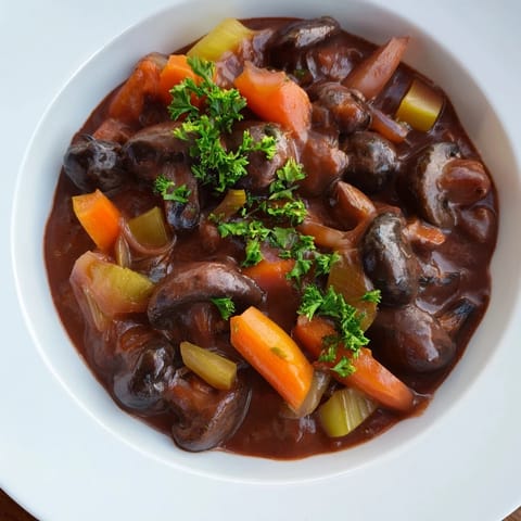 Champignons Bourguignon Miso