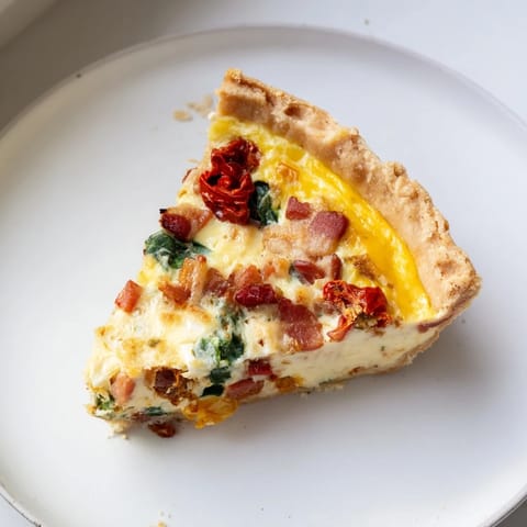 Quiche Lorraine tomates épinards