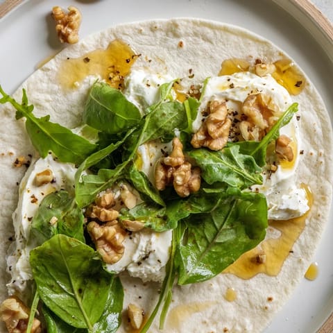 Chèvre miel noix wrap