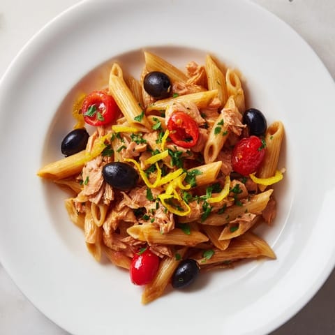 Tuna Olive Tomato Pasta