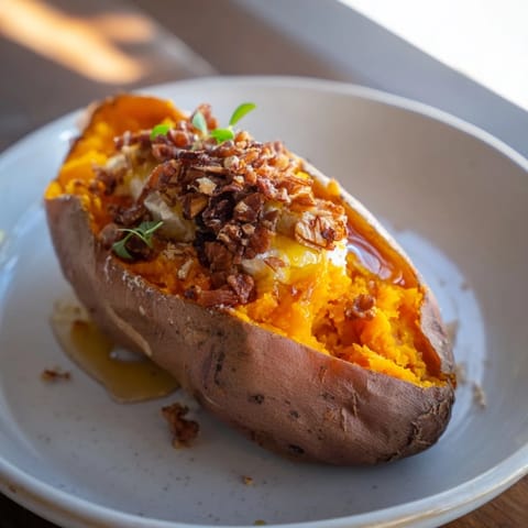 Patates douces chèvre miel