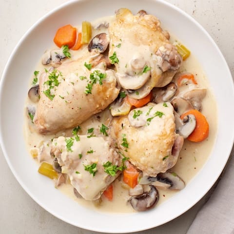 Poulet Fricassee Cremeux
