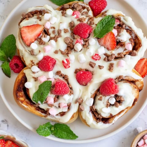 North Pole Cinnamon Rolls Festifs