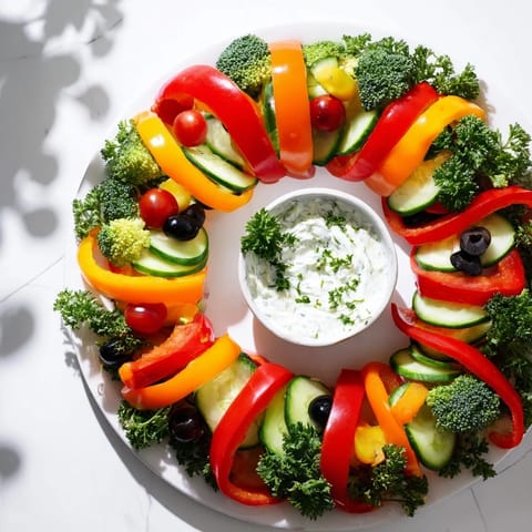 Couronne poivrons colorés