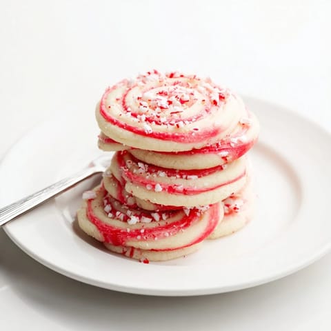 Candy Cane Swirl Cookies