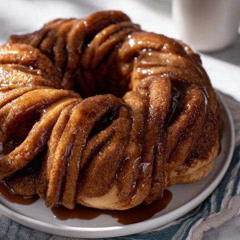 Couronne pull-apart cannelle