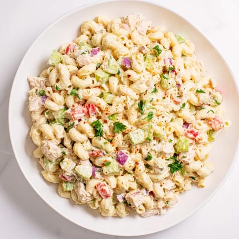 Salade Macaroni Poulet Fêtes