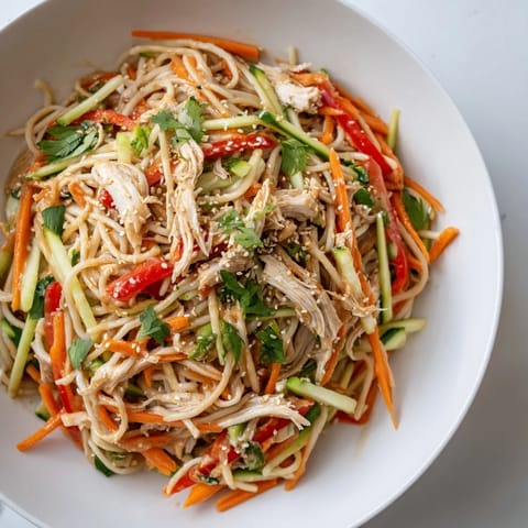 Chilled Chicken Noodle Salad